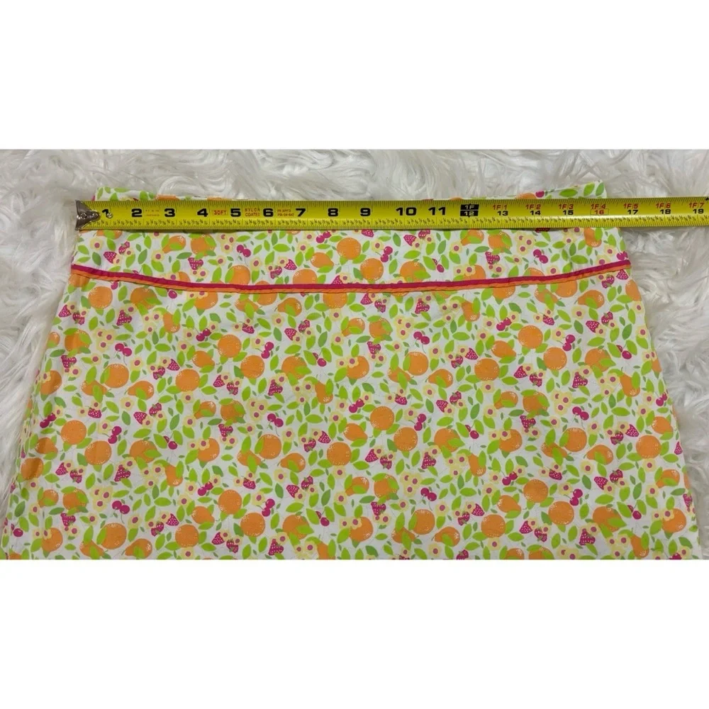 Lilly Pulitzer Sidra Skirt Fruit Prints Size 12 Lined - Picture 6 of 7
